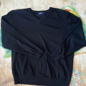 Men’s Jack Nicklaus Black V-Neck Sweater